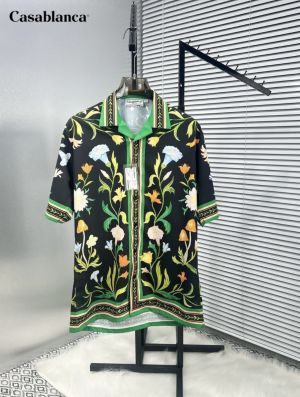 Casablanc_a Printed Very Premium Exclusive Half Shirt