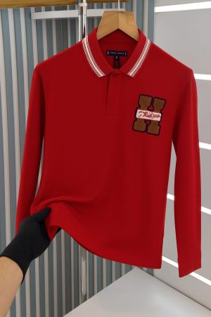 Tommy_Hilfiger Premium Quality Polo Full Sleeve T-Shirt