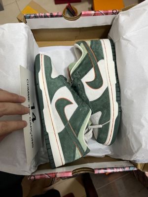 Nikke Sb Dunk Low Otomo katsuhiro Steamboy ost Green Orange Suede Quality