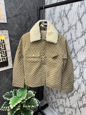 LOUIS.VUITTON.100%.IMPORTED.LEATHER.FABRIC.INSIDE.WOOLEN.FURR.FABRIC.DETACHABLE.FURR.COLLAR.VERY.PREMIUM.JACKET.BEST.FOR.WINTERS.CS169