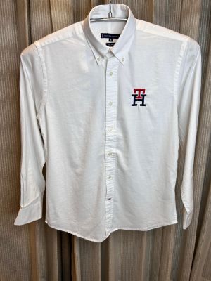 TOMMY HILFIGE_R WHITE FRONT EMBORSSED PREMIUM SHIRT