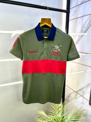 Hacket t Grey Premium Collar Neck Polo T-shirt F2835-GY