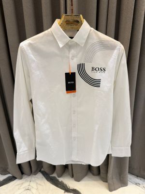 Hugo_Boss_White_Logo_Print_Premium_Shirt_(1879)