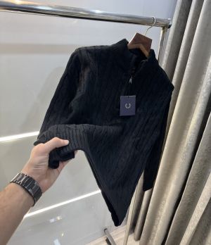 Fredperry Black Knitted Premium Pull Over