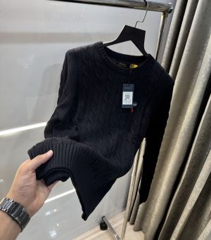 Ralph  Lauren Black Knitted Classic Pull Over