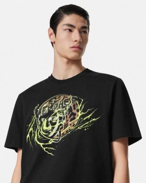 Versace Couture Black Printed Premium T-Shirt