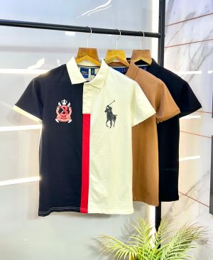 Ralph_Lauren Polo White Premium Collar Neck T-shirt F2830-WH