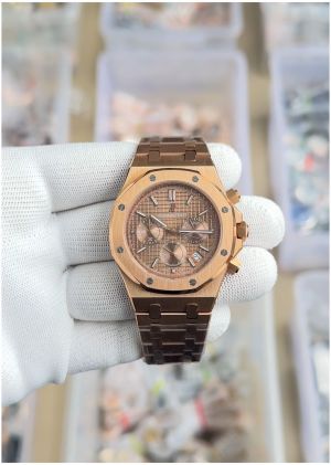 Audemars pigeu_t royal oak chronograph copper brown