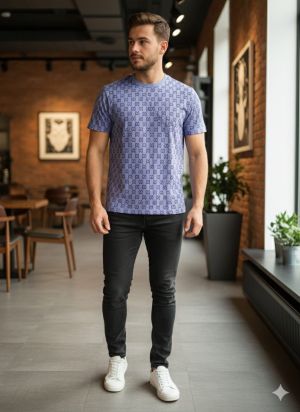 GUCC I MONOGRAM ROUND NECK 