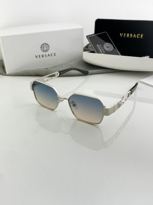 VERSACE SILVER BLUE SHADED 4390