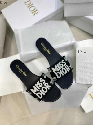 Miss_Dior_Premium_Dway_Slide_With_OG_Box_&_Carry_Bag_(Black-1057)