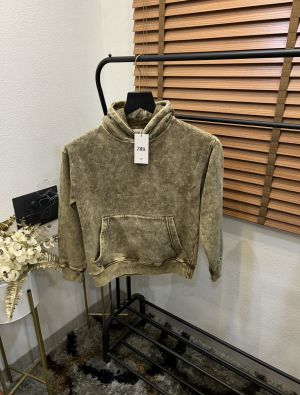 Zar_a Turkey Imported Tie Dye Print Premium Denim Hoodie
