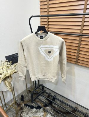 Prad_a Steel Logo Imported Premium Sweatshirt