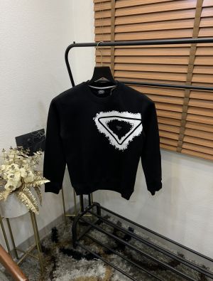 Prad_a Steel Logo Imported Premium Sweatshirt