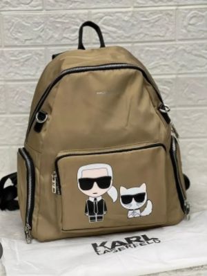KARL LAGERFELD BAGPACK WITH DUST BAG (APRICOT) 9416