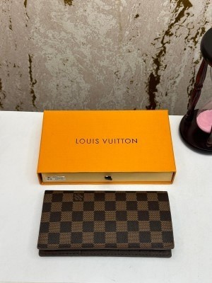 LOUIS_VUITTON PREMIUM LONG WALLET WITH BOX AAA62665 (COFFEE)