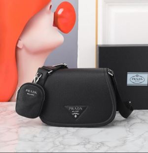 PRAD_A MILANO SHOULDER SLING BAG WITH OG BOX AND DUST BAG PREMIUM QUALITY WITH COIN POUCH 