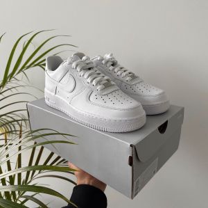 Nik.e Airforce 1 White Pure Leather Heavy Quality With All Accessories