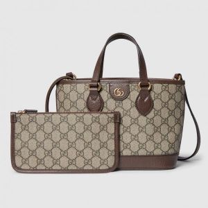 Gucc_i OPHIDIA MINI TOTE BAG with magent box 329