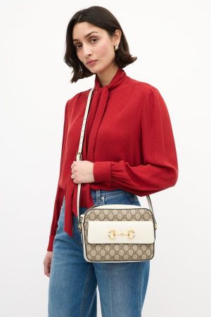 GUCC_I HORSEBIT 1955 SMALL SHOULDER BAG With double box 352