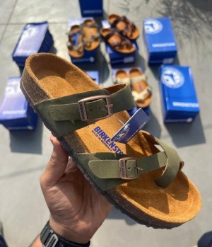 Birkenstock Mayari Birko Flor Olive Green