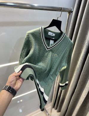 Lacost e Green Embroidery Logo Premium Knitted Pull Over