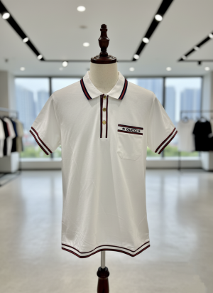 GUCC-I IMPORTED TRENDING POLO T-SHIRT WHITE