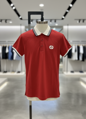 GUCC-I IMPORTED TRENDING POLO T-SHIRT RED