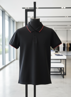 BURBERR-Y IMPORTED TRENDING POLO T-SHIRT 
