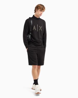 Arman i Exchange Black Logo Imported Premium Sweatshirt 