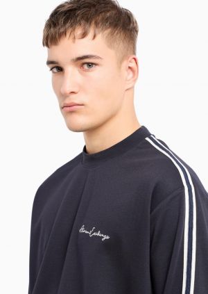 Arman i Exchange Navy Blue Logo Imported Premium Sweatshirt 