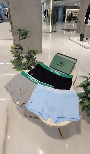 LACOSTTE. IMPORTED UNDERWEAR WITH BOX 3 PIECE SET