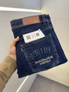 AMIR-I PREMIUM DARK BLUE TURKISH QUALITY DENIM JEANS  STRAIGHT FIT LENGHT 41