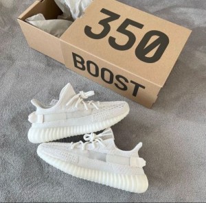 Adidas Yeezy 350 V2 Triple White With All Accessories And Box