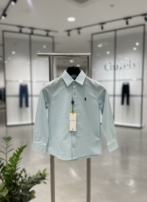 RALPH LAUREEN OXFORD SHIRTS KIDS light green