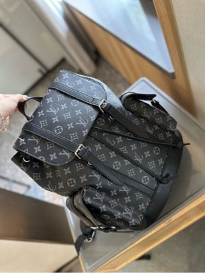 Louis_vuttion_backpack_premium quality with dust cover 