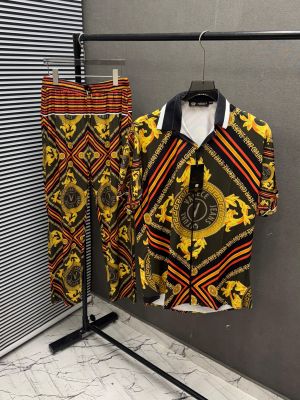 _SALE_VERSACE_100% IMPORTED ALL OVER DIGITAL PRINTED CURRENT STORE ARTICLE VERY PREMIUM CORD SET 324