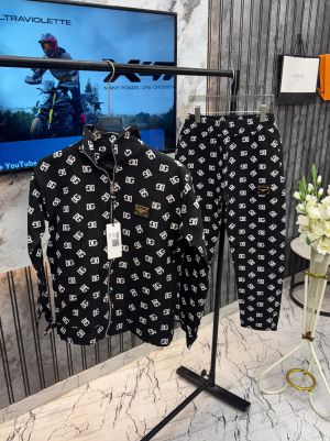 Dolce.&.Gabbana Imported Heavy Jaquard Fabric Very Premium Full Tracksuit With Premium Brand Packaging MR157