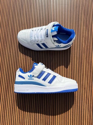 Forum strap full leather white blue