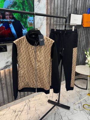 Fendi.Roma.100%.Imported.Very.Premium.Full.Tracksuit.MR162