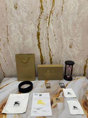 Burberr_y TB Signature Belt Combo With Box And Dust Bag Including Carry Bag (TB-1)