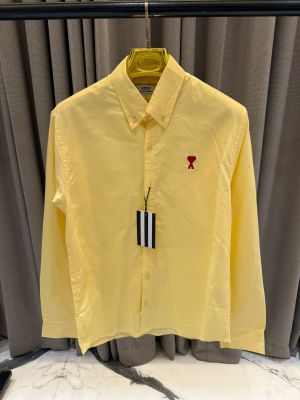 AMI PARIS PREMIUM SHIRT SEMI LINEN FABRIC FULL