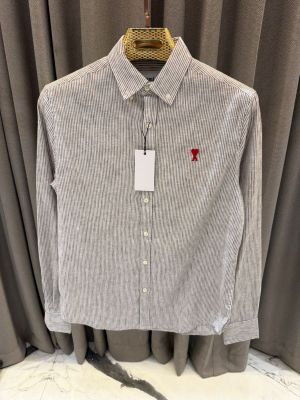 AMI PARIS IMPORTED SHIRT BROWN