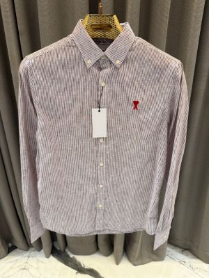 AMI PARIS IMPORTED SHIRT MAROON