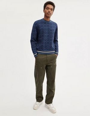 Coac h Navy Blue Imported Knitted Premium Pull Over