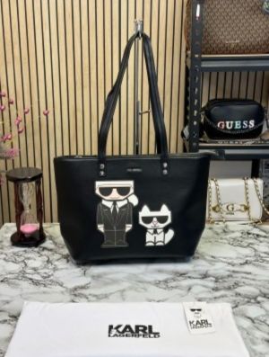 KARL LAGERFELD MAYBELLE ZIP TOTE WITH DUST BAG