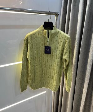 Fredperry English Green Knitted Premium Pull Over