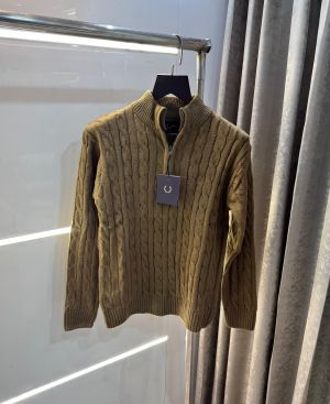 Fredperry Coffee Knitted Premium Pull Over