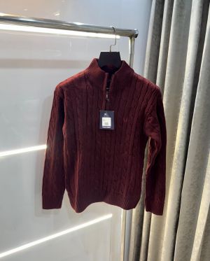Fredperry Wine Knitted Premium Pull Over
