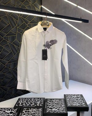 ARMANI_EXCHANGE_WHITE_EAGLE_PRINT_PREMIUM_SHIRTS_WITH_BRAND_BOX_PACKING_&_CARRY_BAG_(1039)